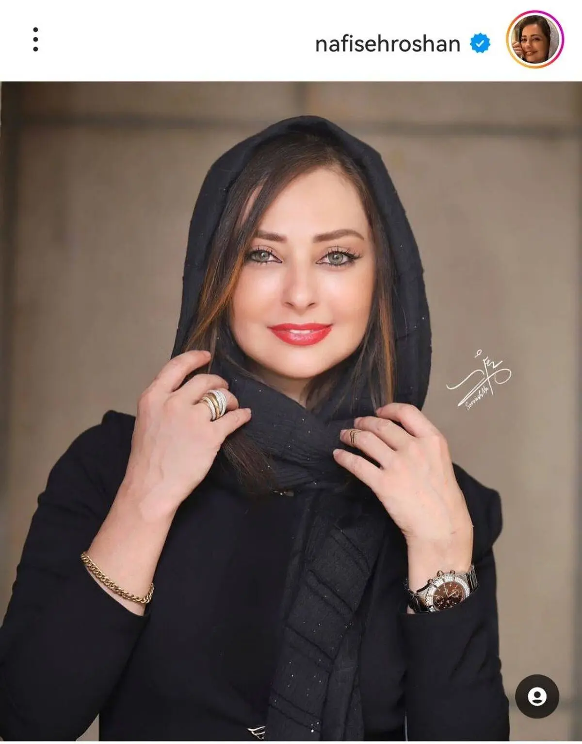 می دونستید نفیسه روشن و بهنوش طباطبایی با هم فامیل اند؟ | عکس باورنکردنی از نفیسه روشن و خانم بازیگر ترکوند!