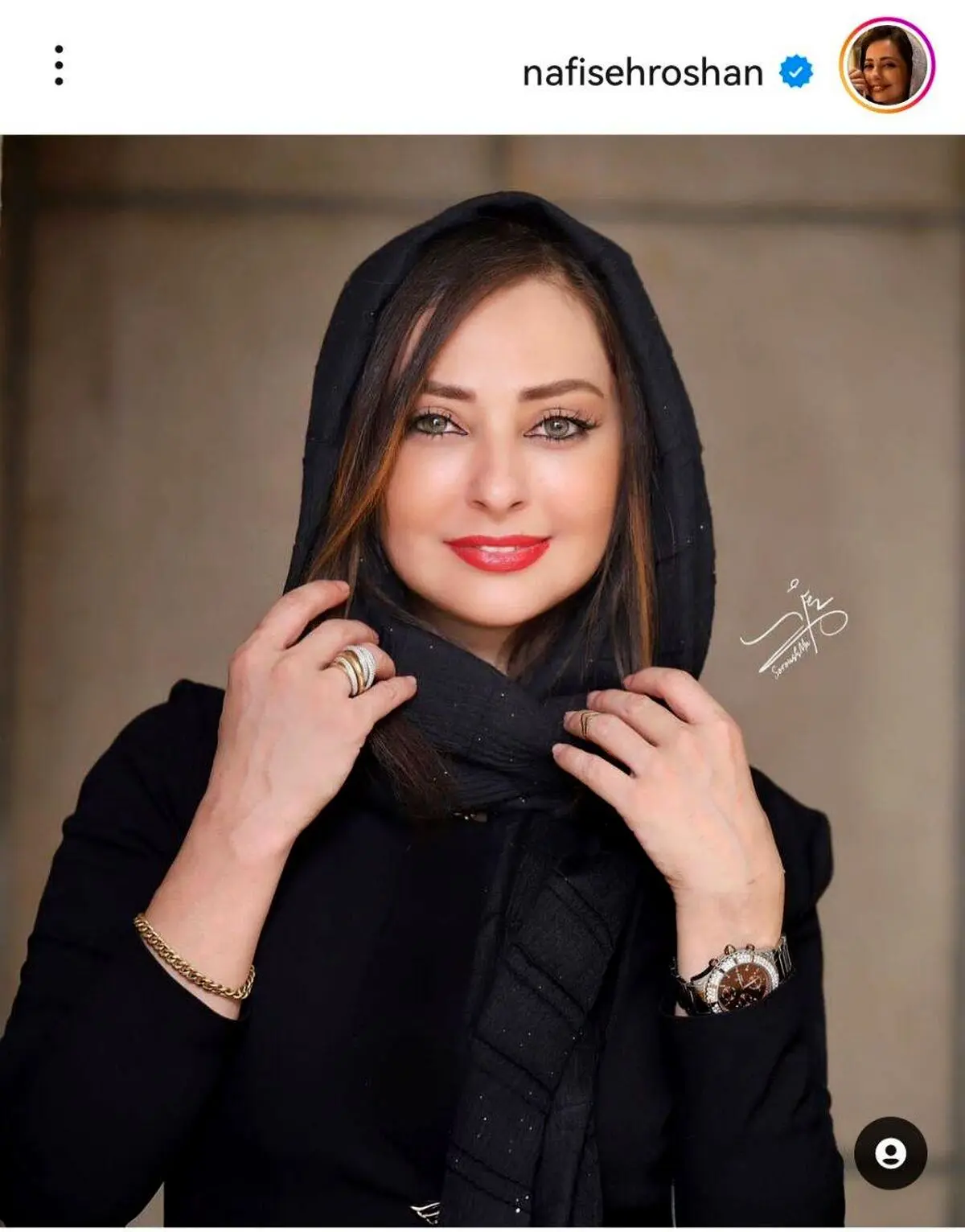 می دونستید نفیسه روشن و بهنوش طباطبایی با هم فامیل اند؟ | عکس باورنکردنی از نفیسه روشن و خانم بازیگر ترکوند!