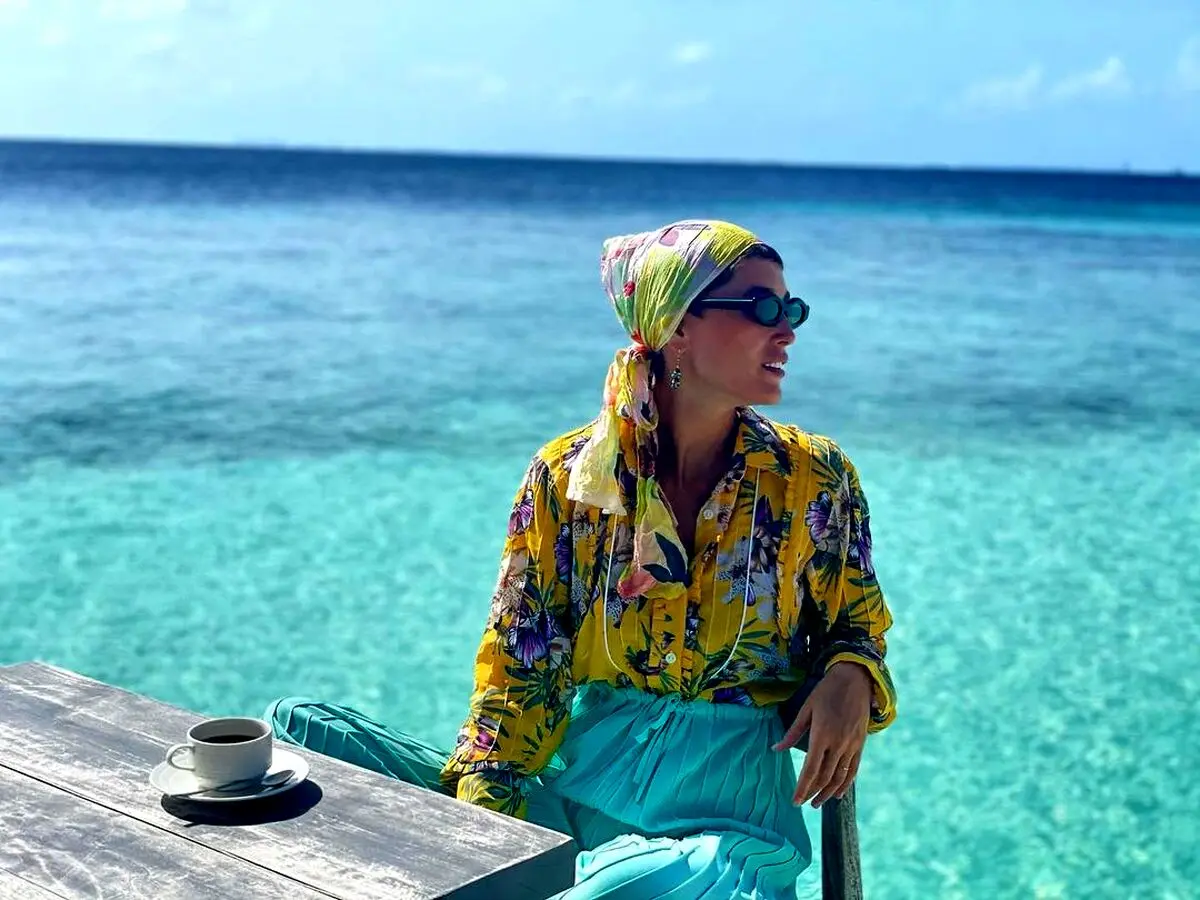 تیپ پسرانه فرشته حسینی با کلاه دیدنی اش