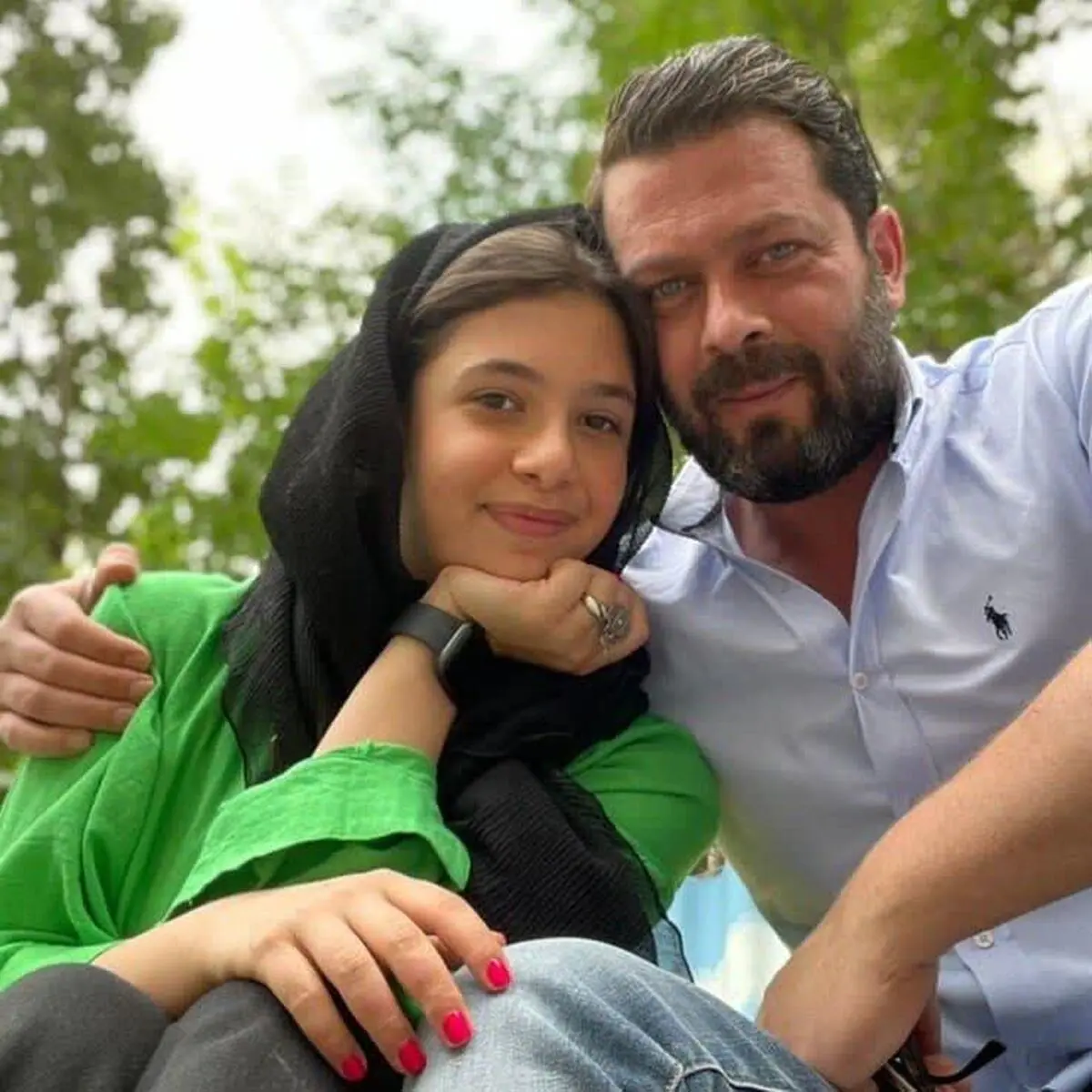 دختر پژمان بازغی هر روز بیشتر شبیه مادرش میشه! | عکس جدید دختر پژمان بازغی 