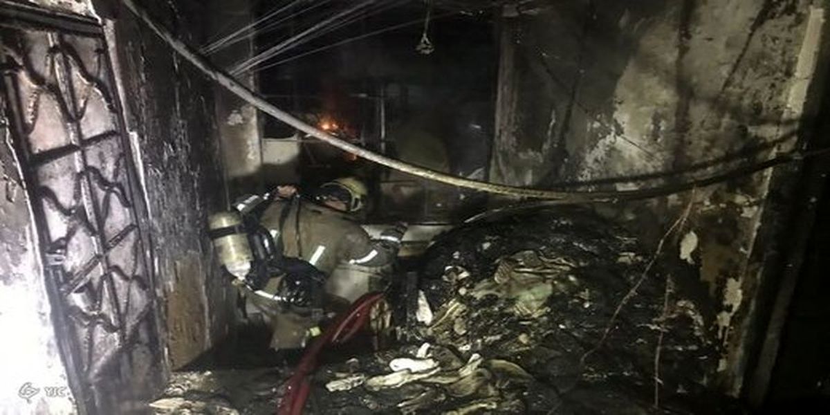 فوری: شعله های آتش پاساژ جمهوری را بلعید
