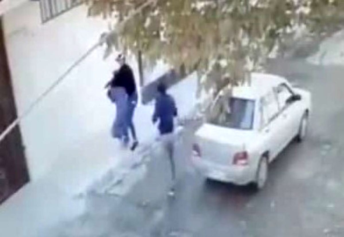 فوری: زورگیری وحشیانه در جنوب تهران | پراید سوار به مردم رحم نکرد