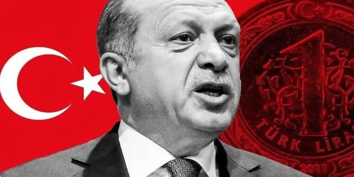 اردوغان لیر را زمین زد