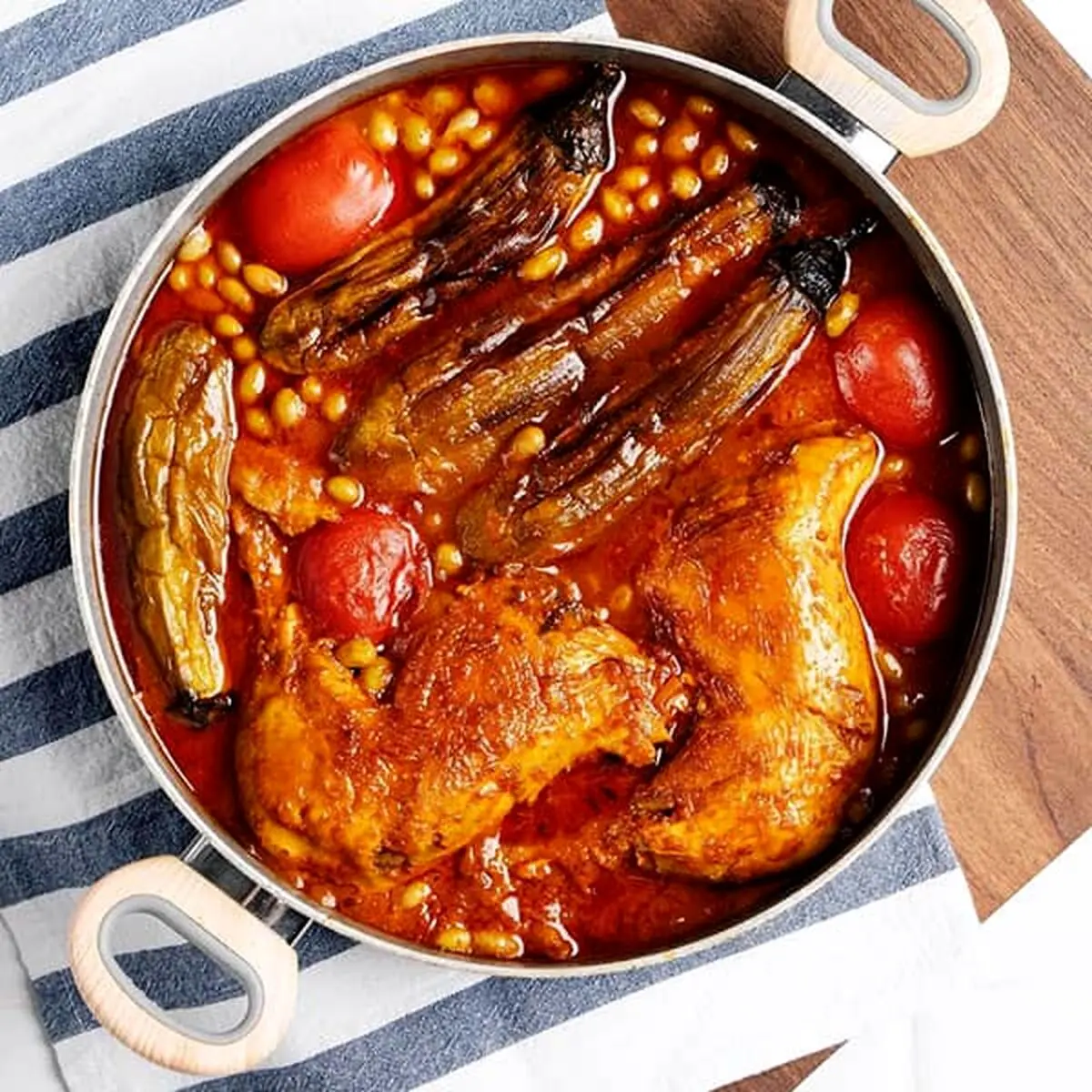 طرز تهیه خورشت مرغ و بادمجون | خورشت مرغ و بادمجون و اینطوری درست کن و لذت ببر
