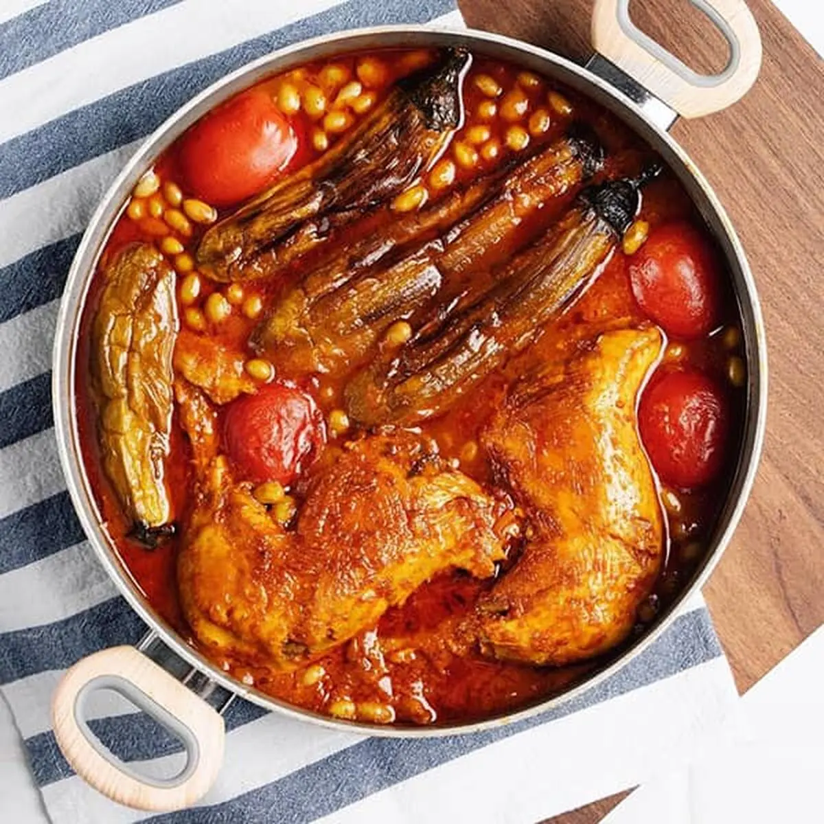 طرز تهیه خورشت مرغ و بادمجون | خورشت مرغ و بادمجون و اینطوری درست کن و لذت ببر