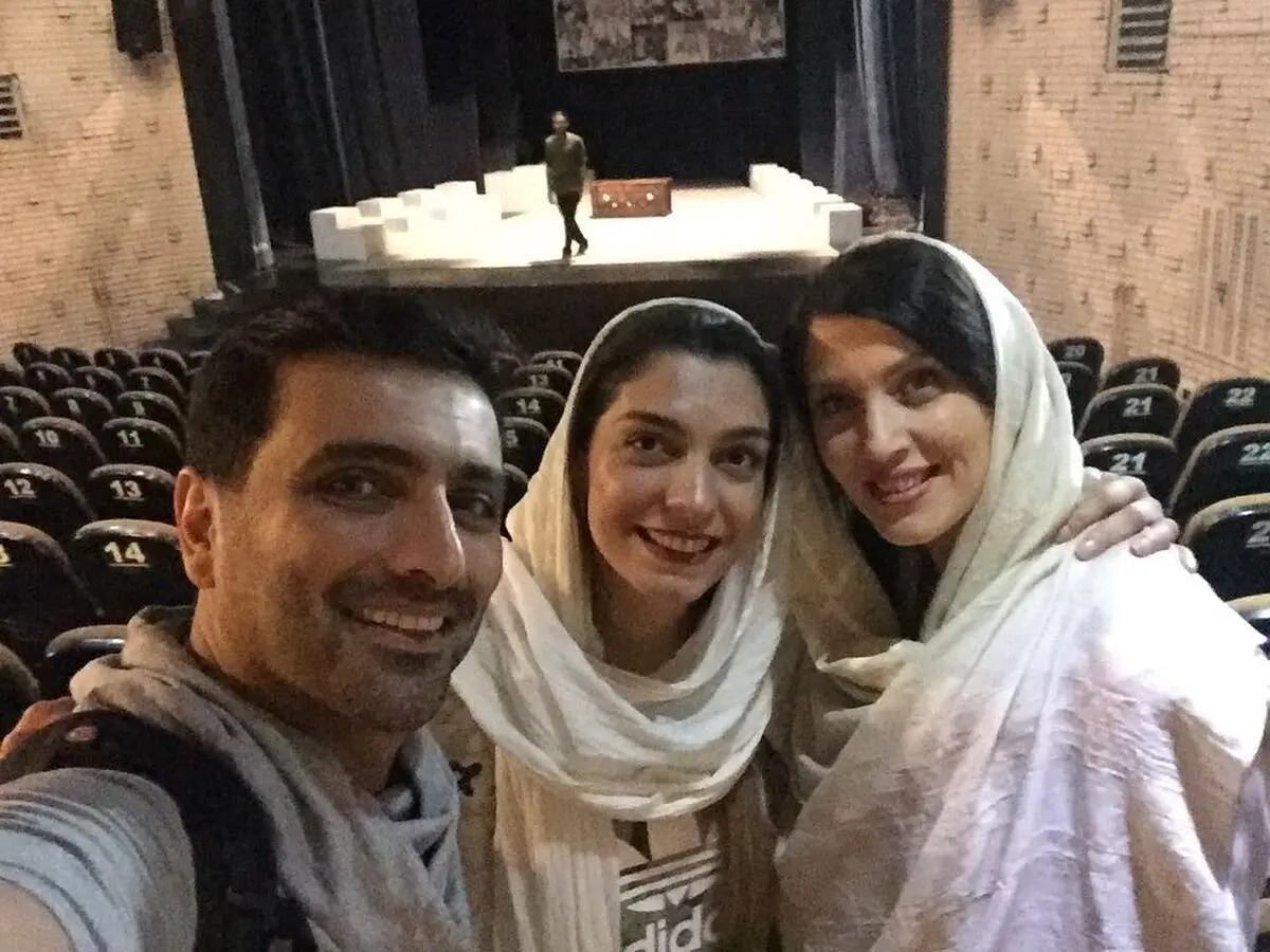 تصاویر الیکا عبدالرزاقی در پشت صحنه تئاتر