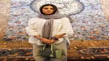 تیپ یلدایی آزاده صمدی چه خز و خیله | ازاده صمدی با این استایل عجیب دیده شد + عکس