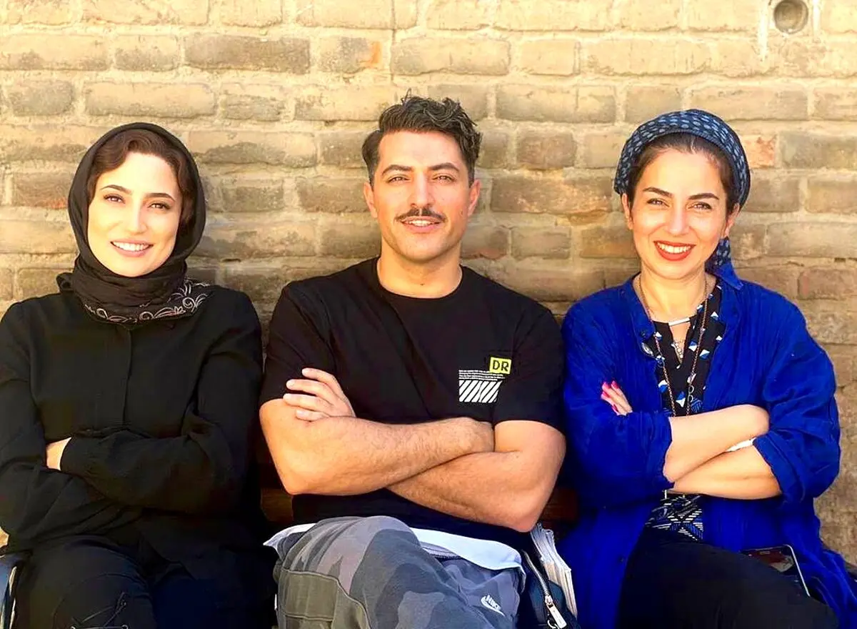 عکس حنحالی نگار جواهریان رامبد جوان را بهم ریخت 