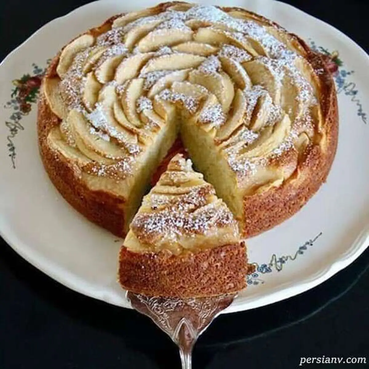 کیک سیب خوشمزه و لاکچری با این نکات آشپزی درست کن | طرز تهیه کیک سیب خوشمزه