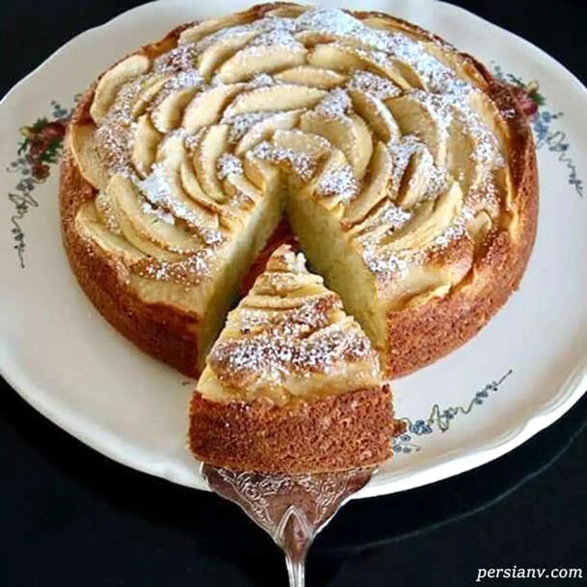 کیک سیب خوشمزه و لاکچری با این نکات آشپزی درست کن | طرز تهیه کیک سیب خوشمزه