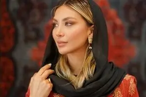 چهره همسر جذاب بهرام رادان را بدون آرایش دیده اید؟ | بهرام رادان سرش کلاه رفته! + عکس