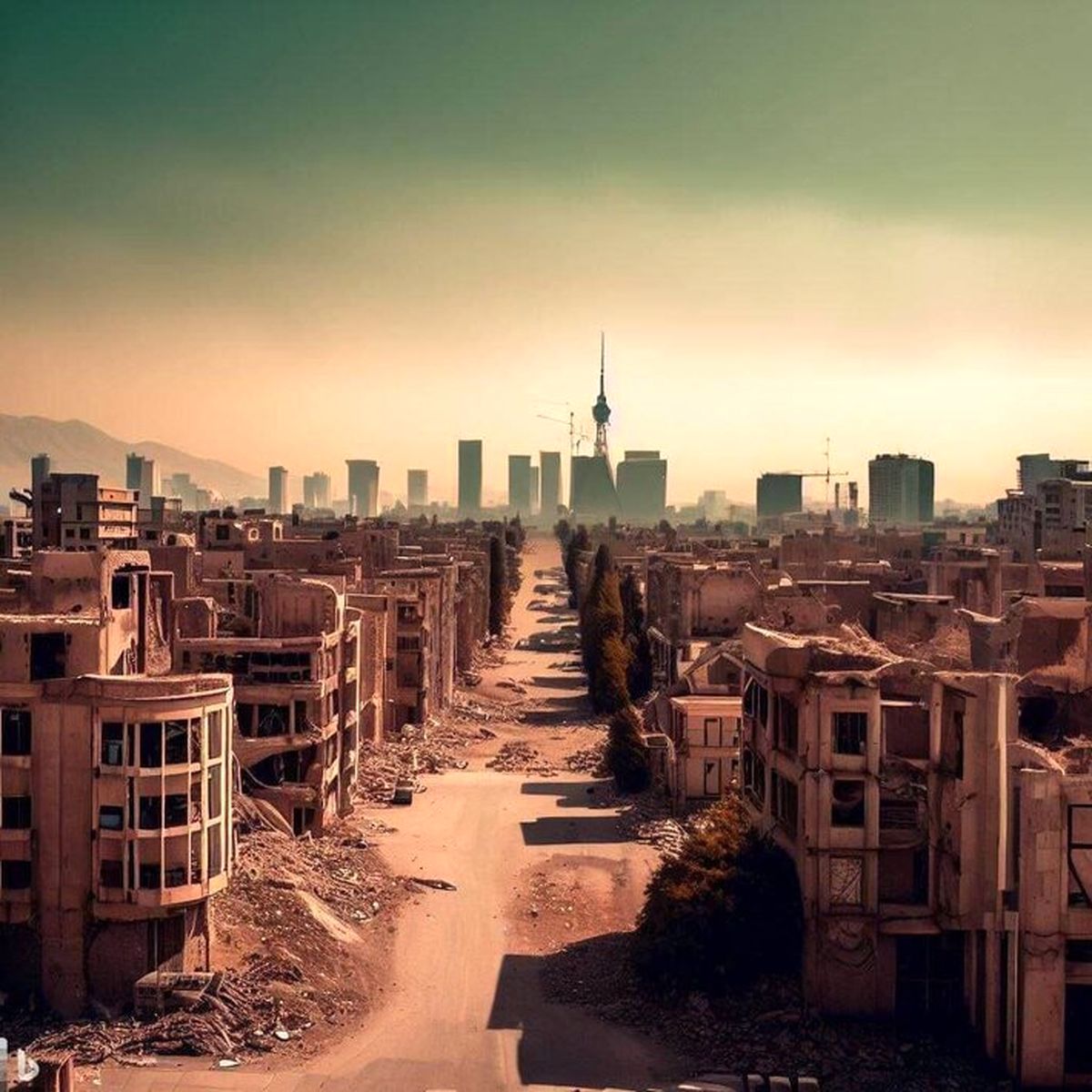پیشبینی وحشتناک از 50 سال آینده ی تهران | هوش مصنوعی 50 سال آینده تهران را نشان داد