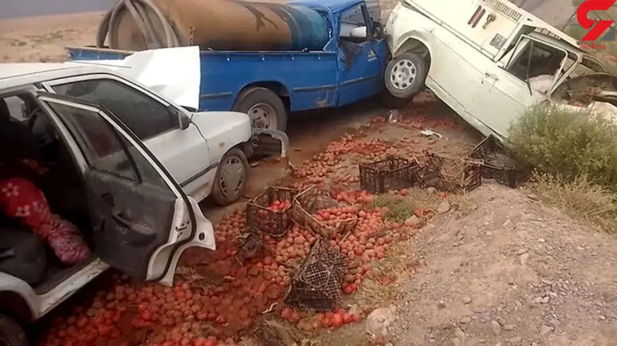 تصادف وحشتناک زنجیره ای مصدومات زیاد به هم داشت