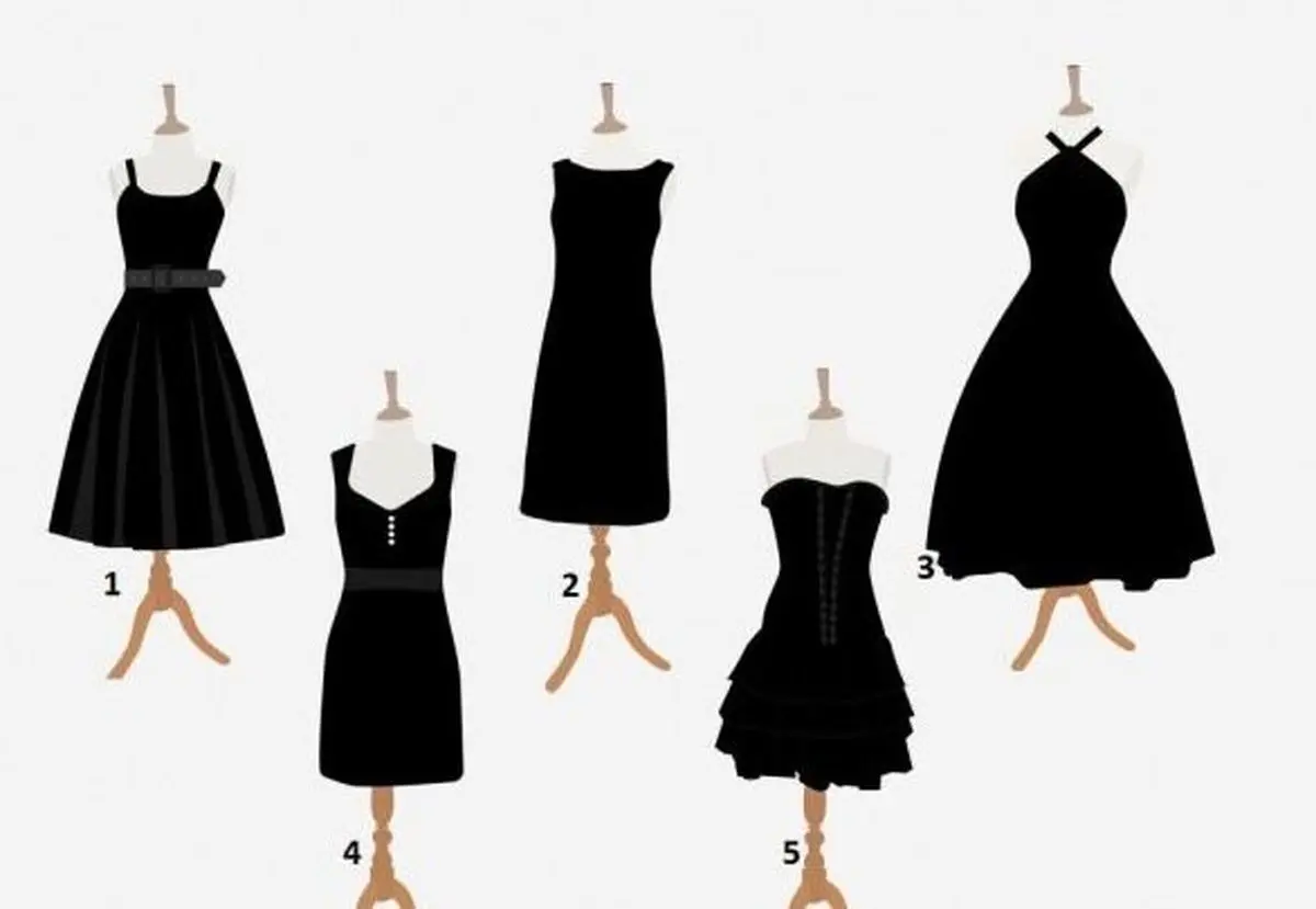 با این تست شخصیت شناسی نقاط ضعف و قدرتت رو بدون | کدام لباس را انتخاب می کنید؟