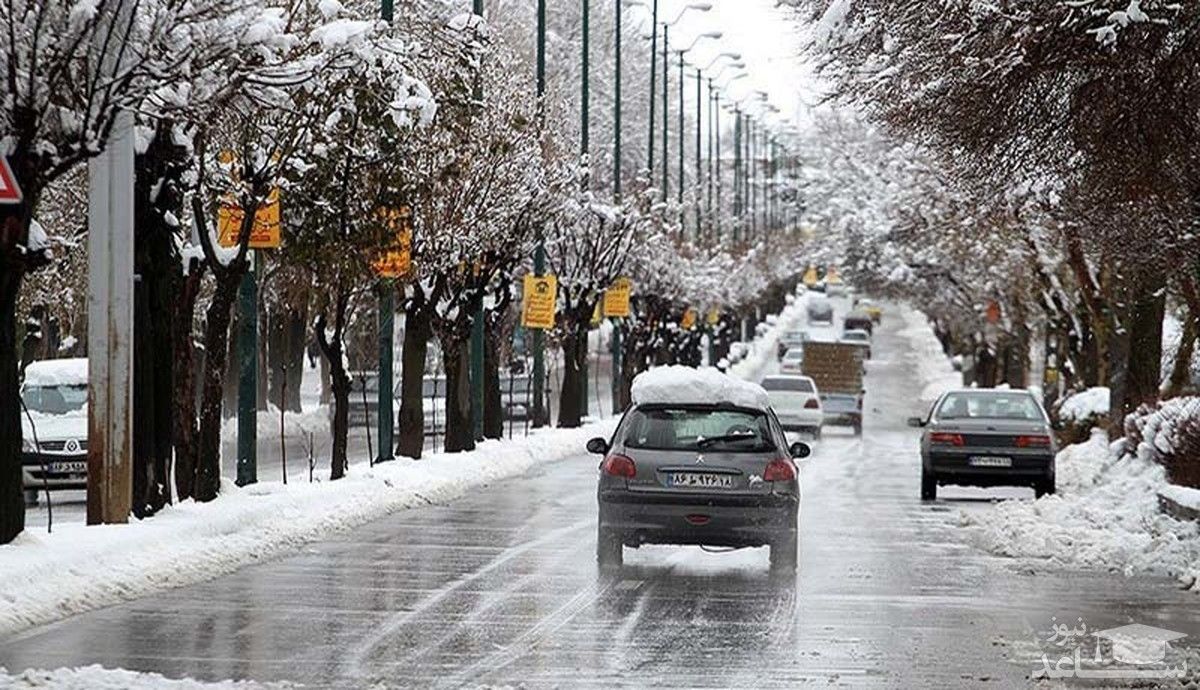 اخبار هواشناسی: بارش برف و باران به تهران رسید