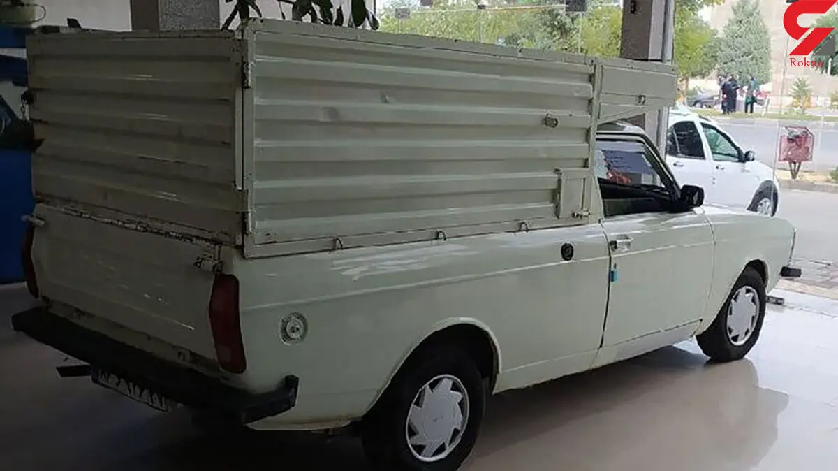 ببینید راننده وانت چه بلایی سر مسئول پمپ بنزین آورد