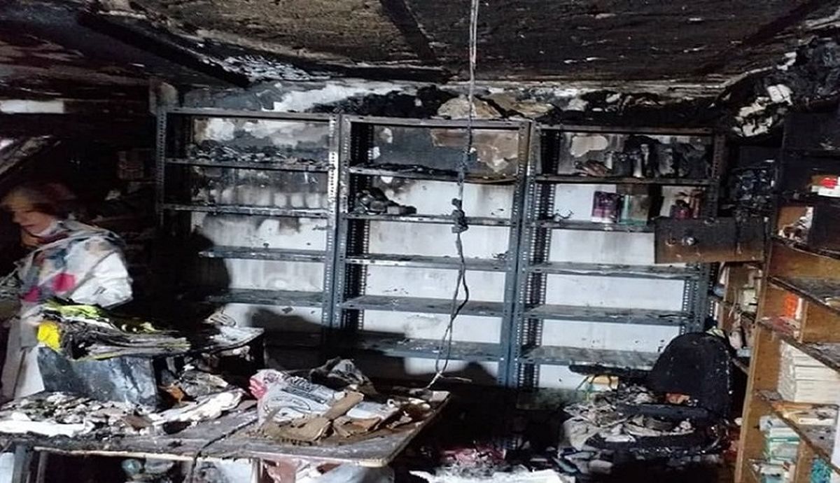 فوری: بیمارستان دی در شعله های آتش فروریخت| عکس