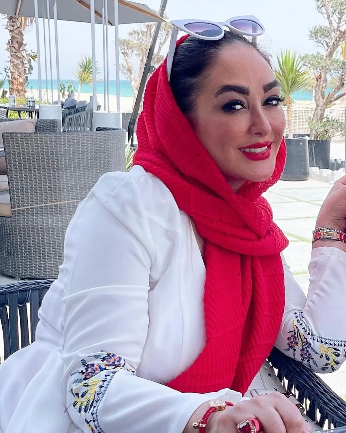 اگه سفره هفت سین نچیدید از الهام حمیدی یاد بگیرید | الهام حمیدی چشم همه رو با هفت سینش درآورد