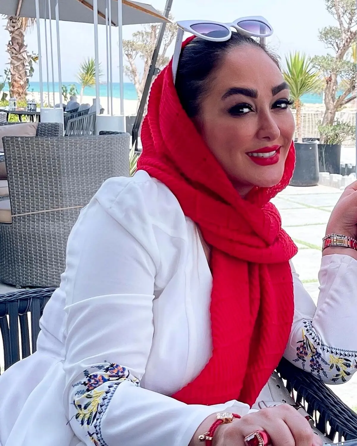 اگه سفره هفت سین نچیدید از الهام حمیدی یاد بگیرید | الهام حمیدی چشم همه رو با هفت سینش درآورد